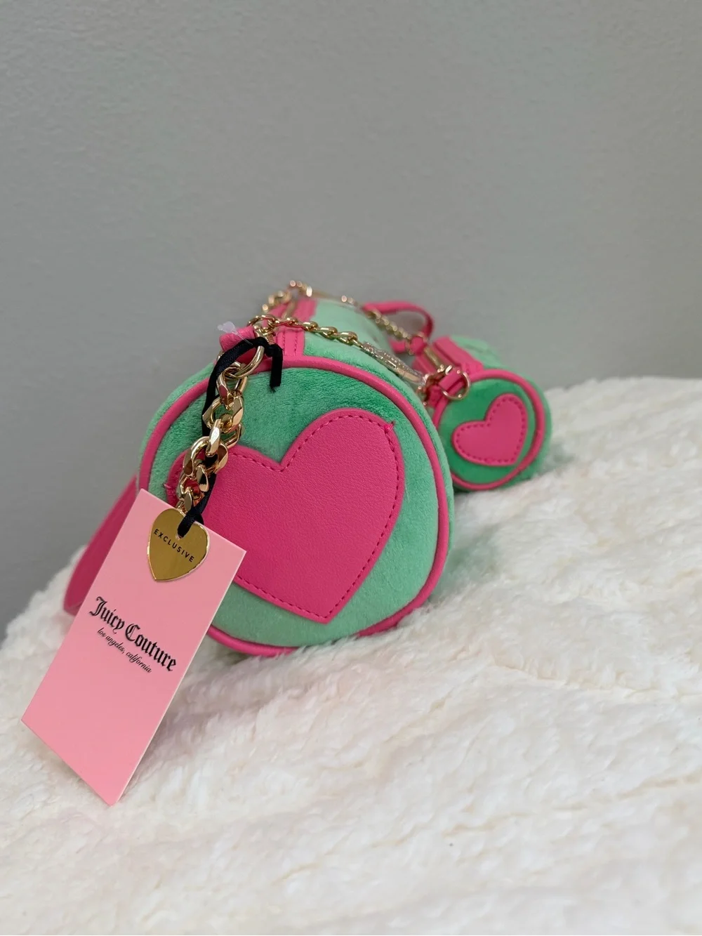 💖JUICY COUTURE RETRO GREEN💚CHOOSE SCOOTIE DOGS BARREL SATCHEL